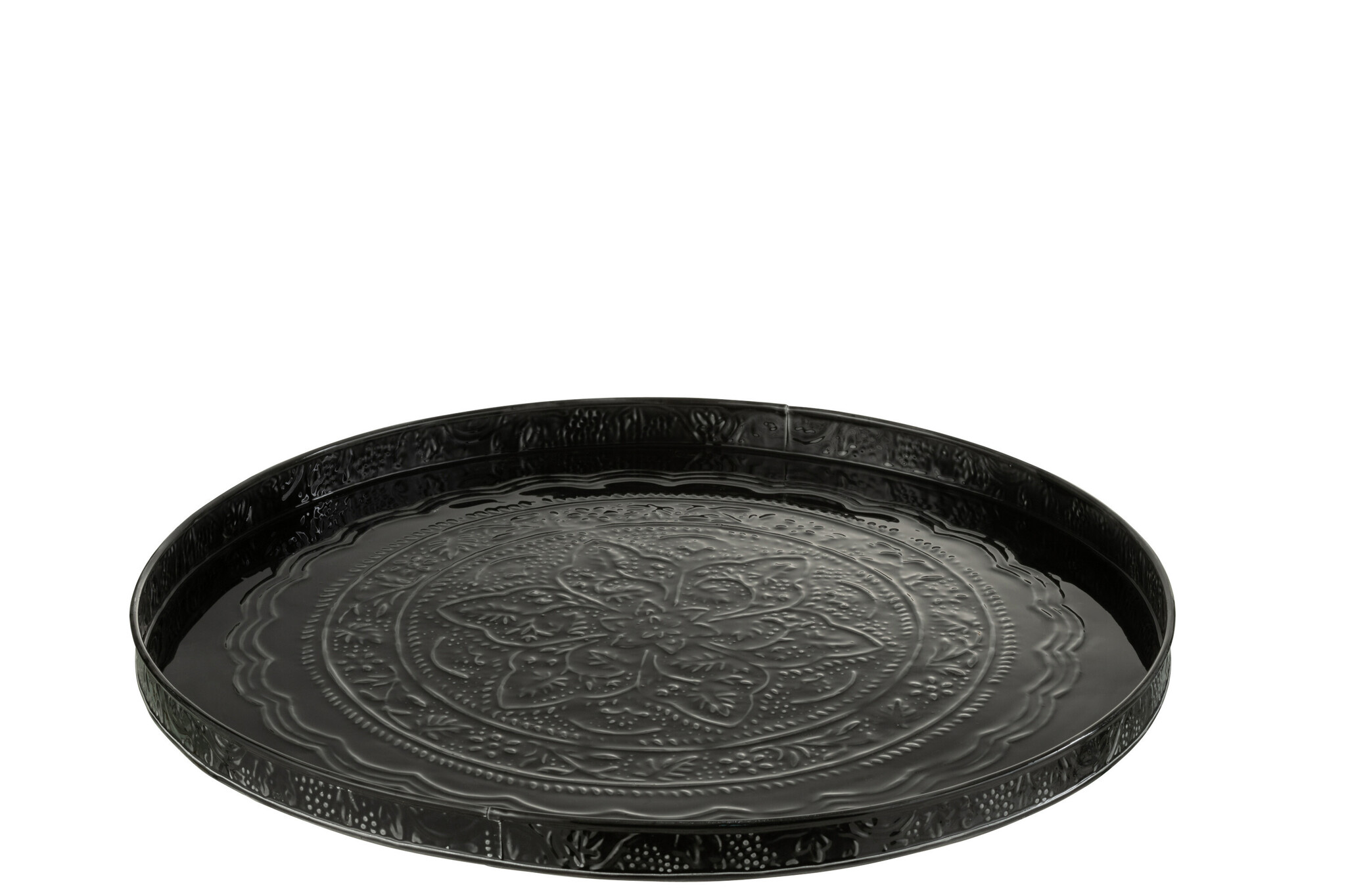 TRAY ROUND CLASSIC IRON BL M