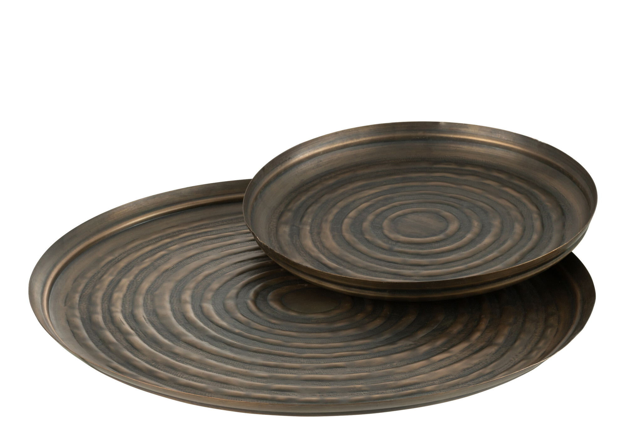 TRAY ROUND CLASSIC IRON BR L