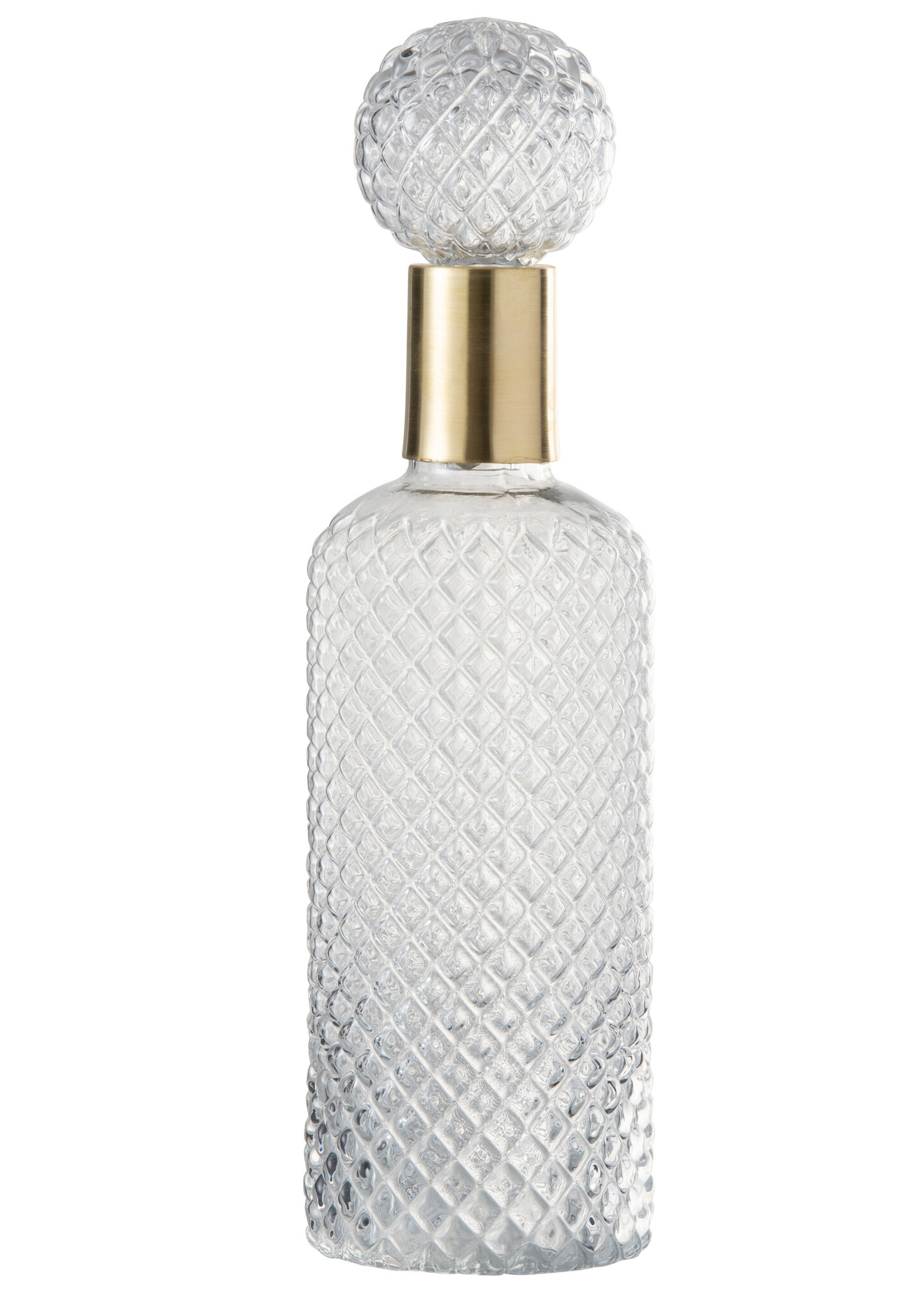 BOTTLE+ST DECO RELI GL TR L