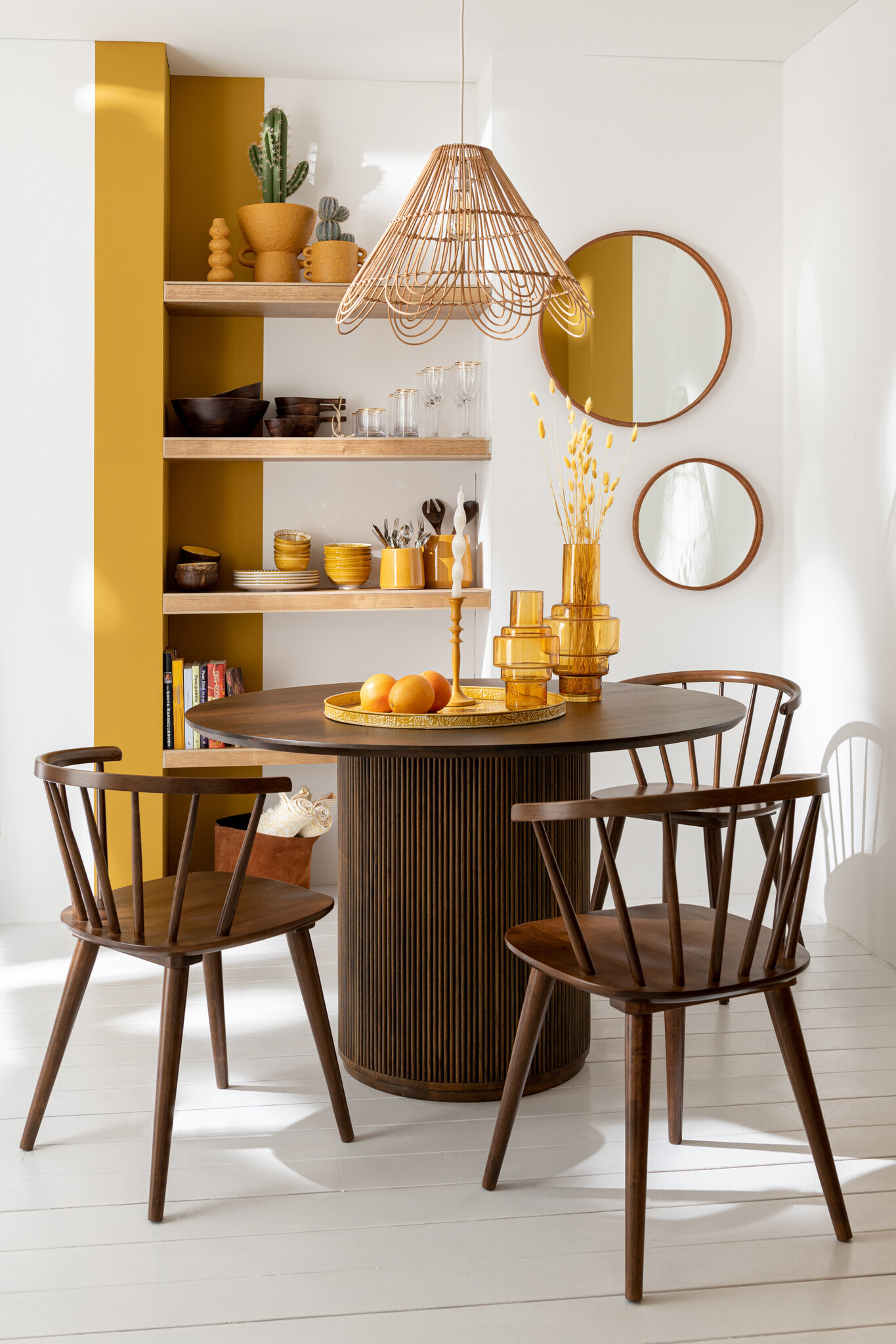 TABLE VINCENT MANGO WOOD BR L