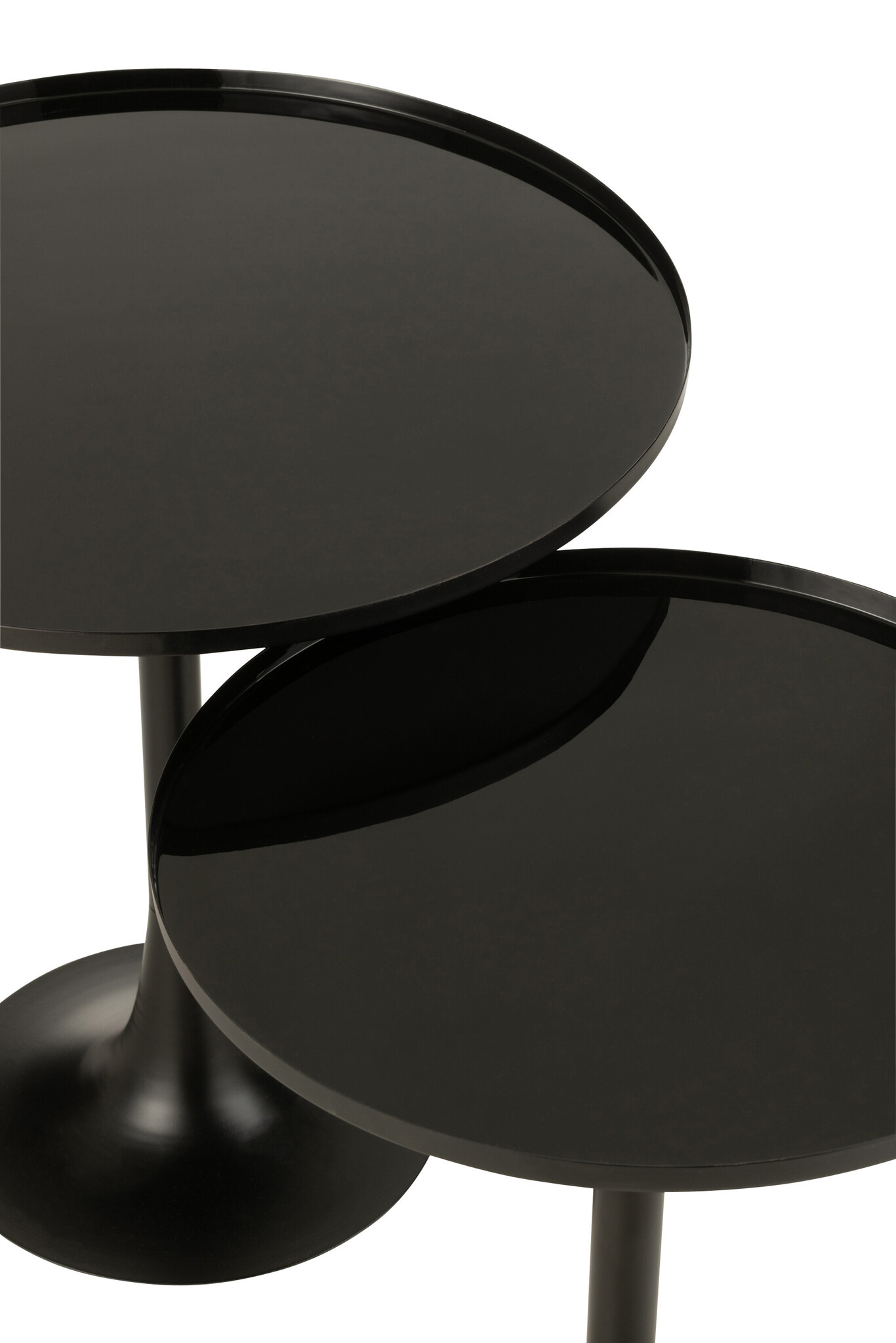 S/2 SIDETBL TRAY MET SHNY BL