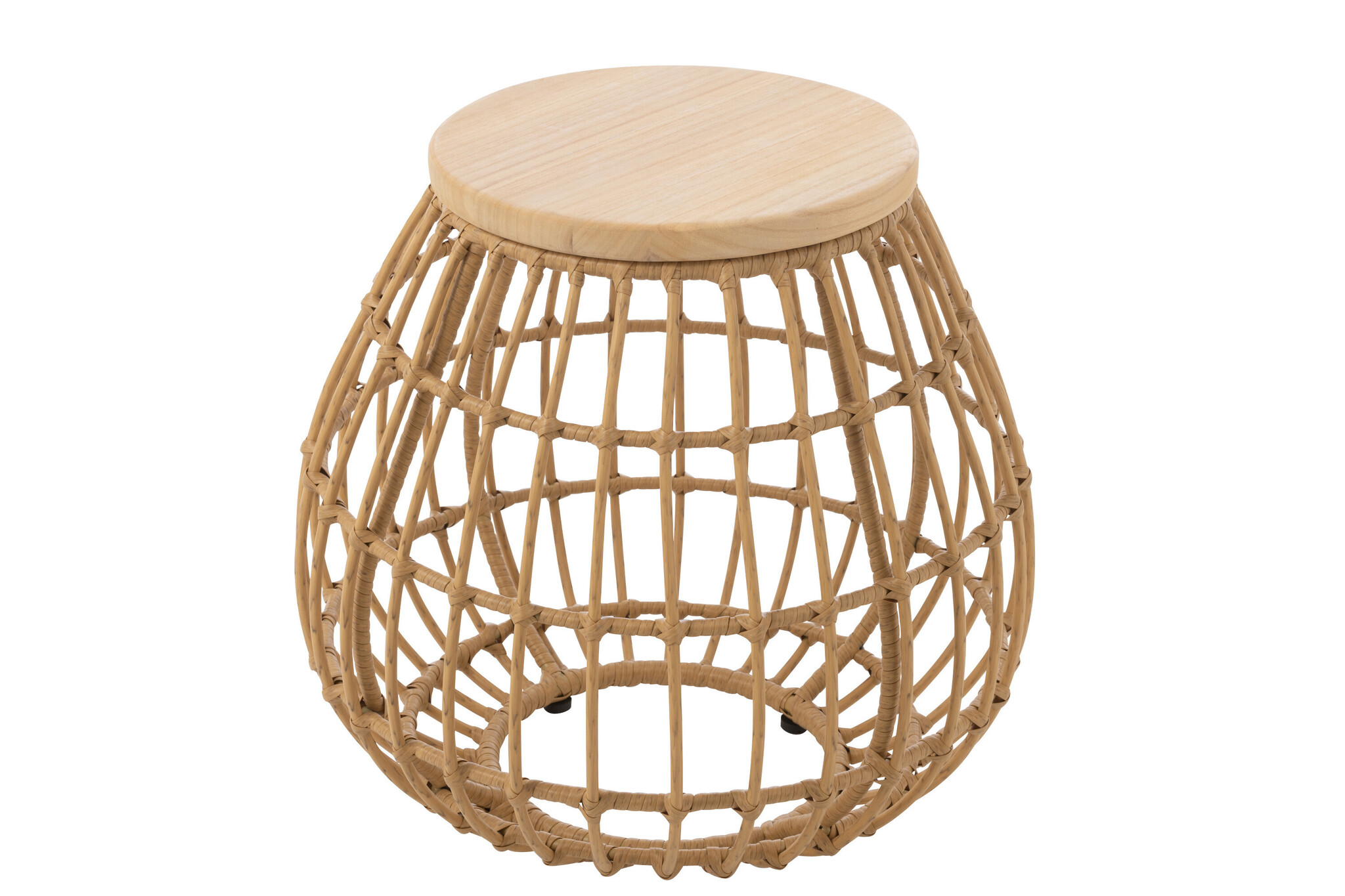 SIDETABLE BASKET OUT RA/WD NAT