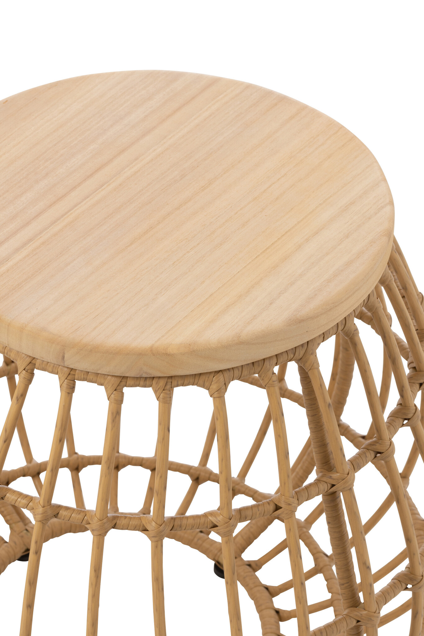 SIDETABLE BASKET OUT RA/WD NAT