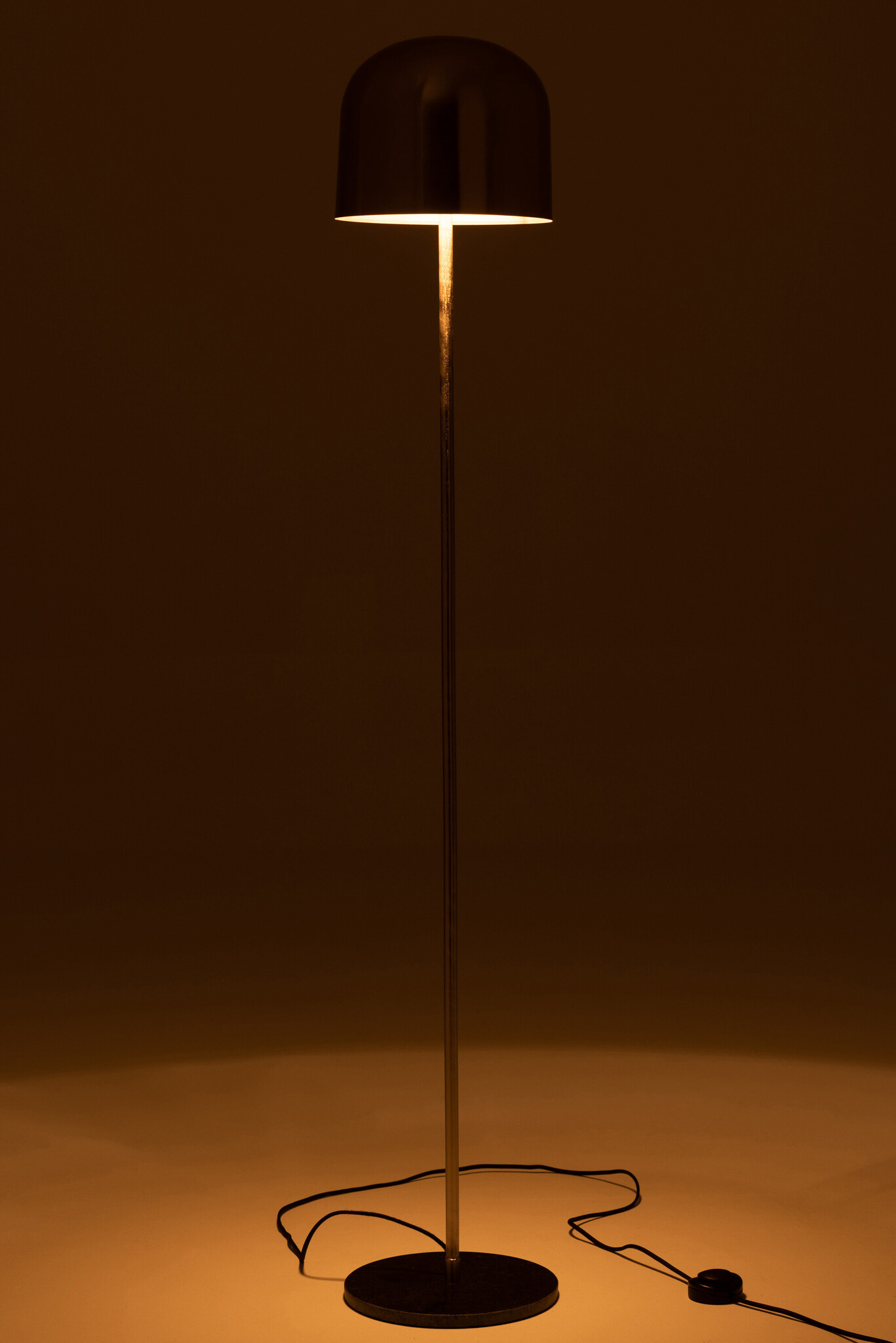 STANDING LAMP QUEEN IRON SILV