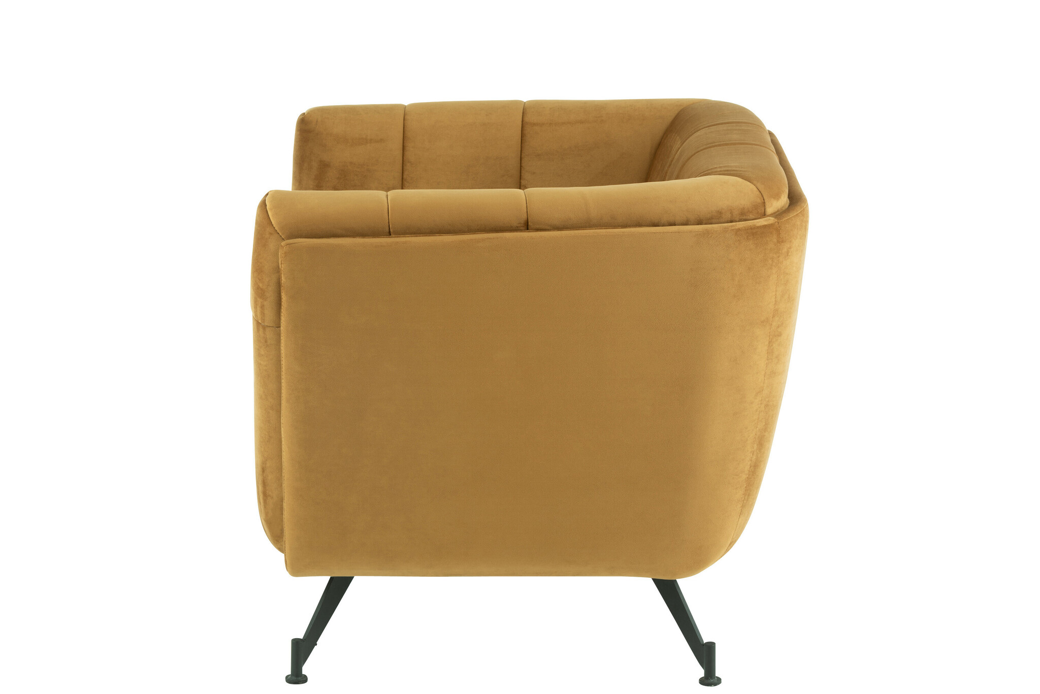 LOUNGE SEAT 1P TEX/WD/MET OCH
