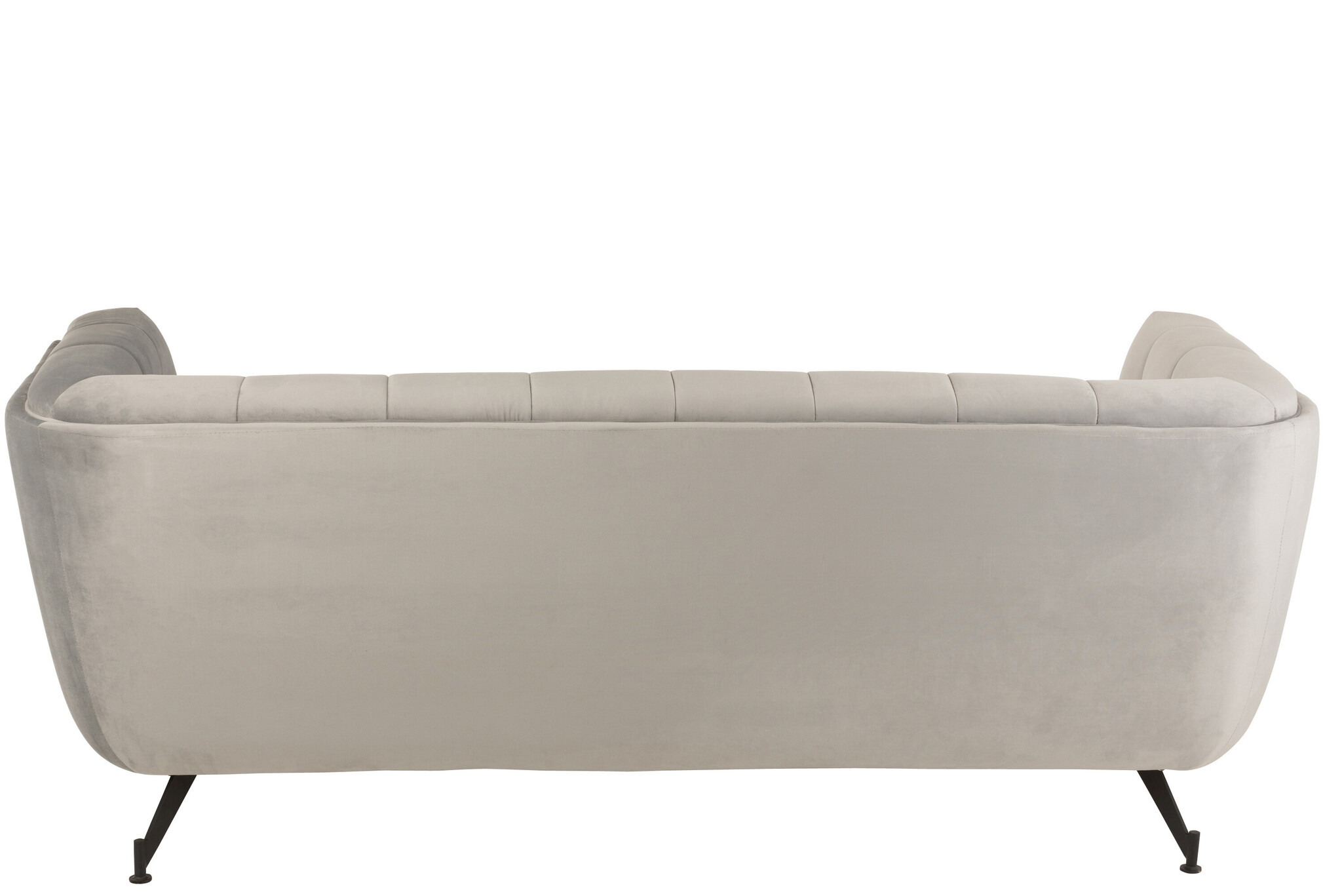 LOUNGE SEAT 3P TEX/WD/MET LGR