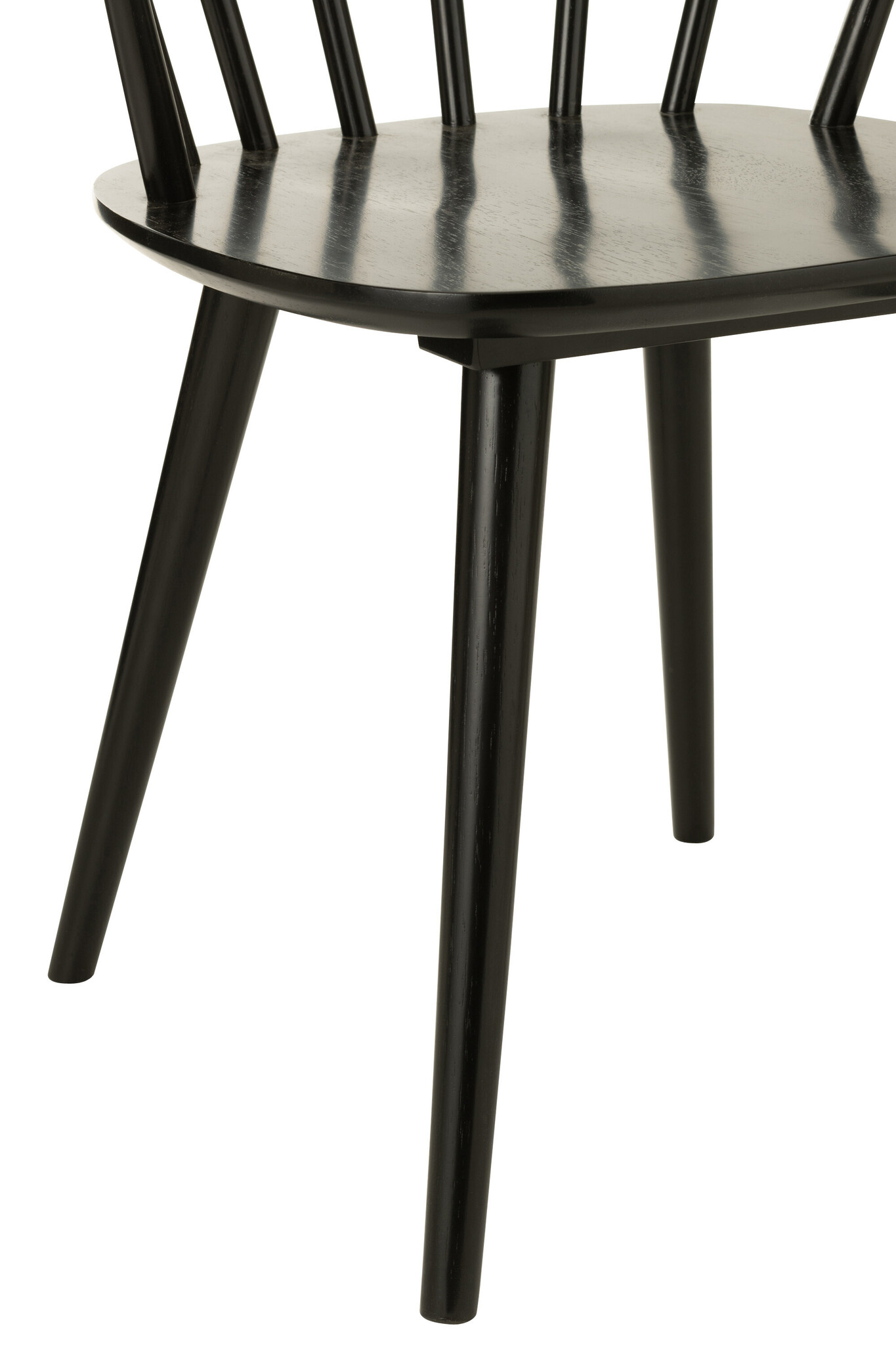 CHAIR VINTAGE WOOD BLACK