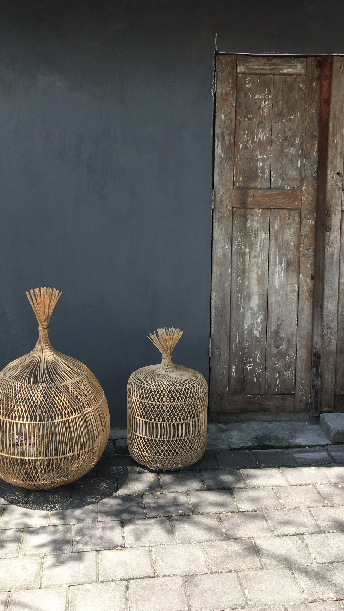 De Dumpling Hang- en Vloerlamp - Naturel - S