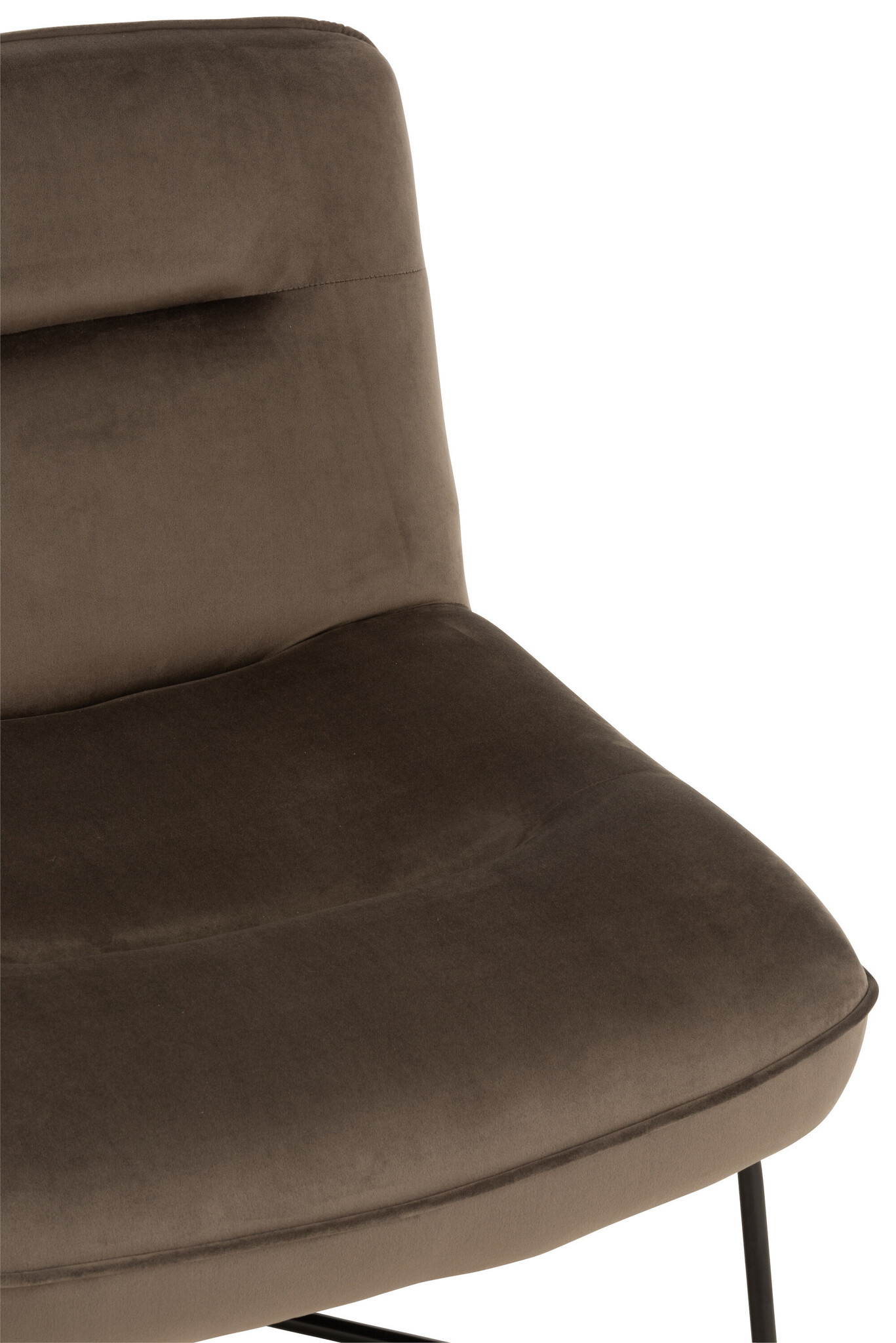LOUNGE STOEL FR TEX/MET D GRIJS