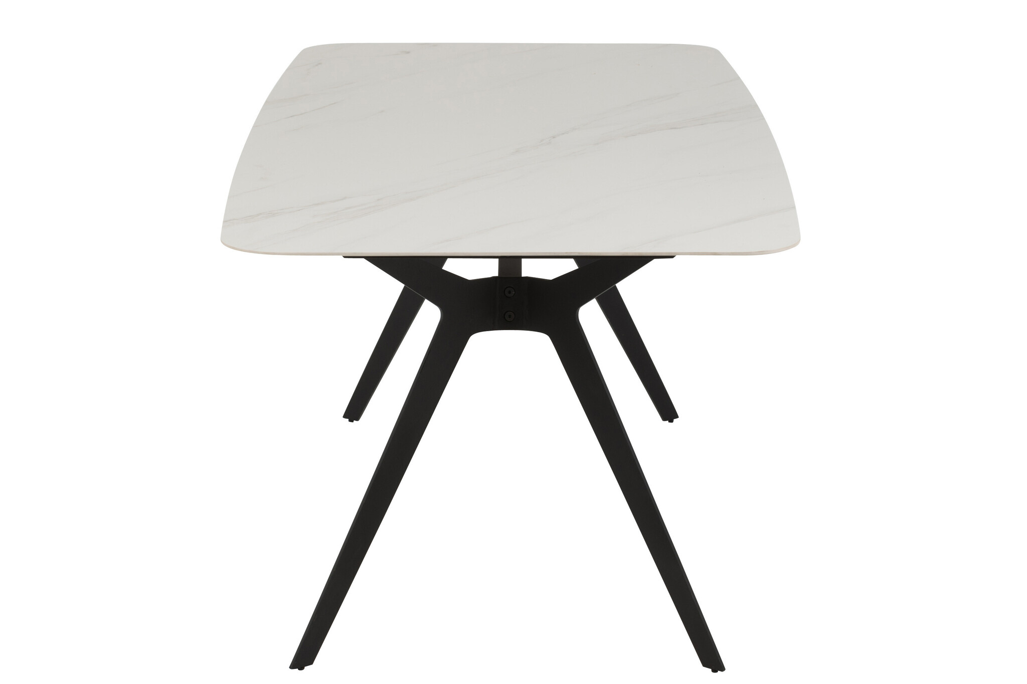 TAFEL RECHTHOEK PORC/MET WH