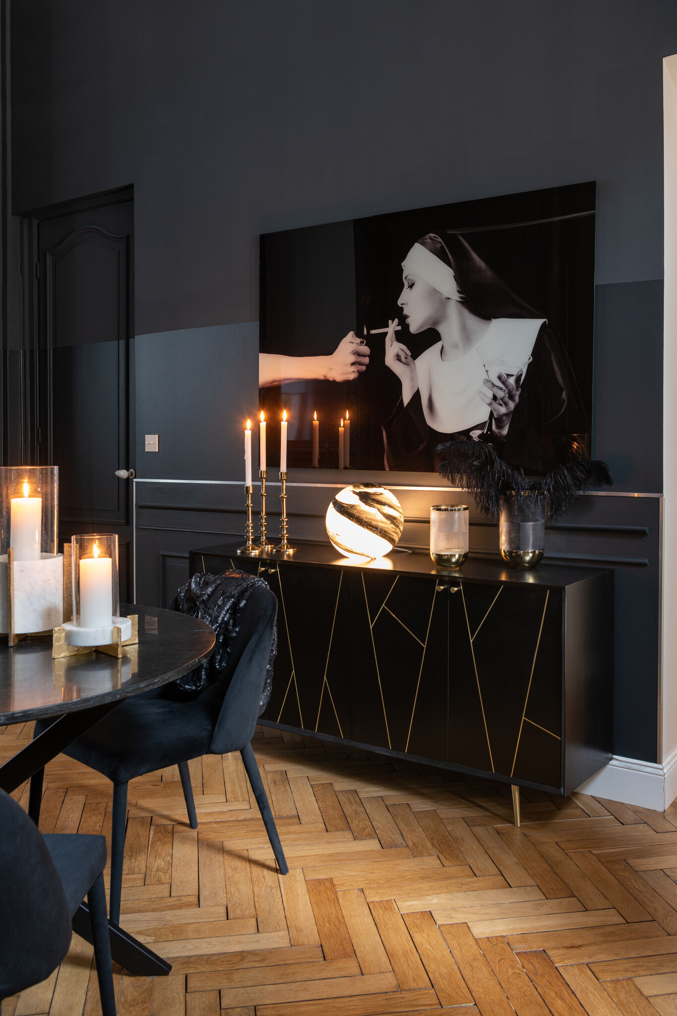 STOEL CHARLOTTE TEXTILE/MET BL