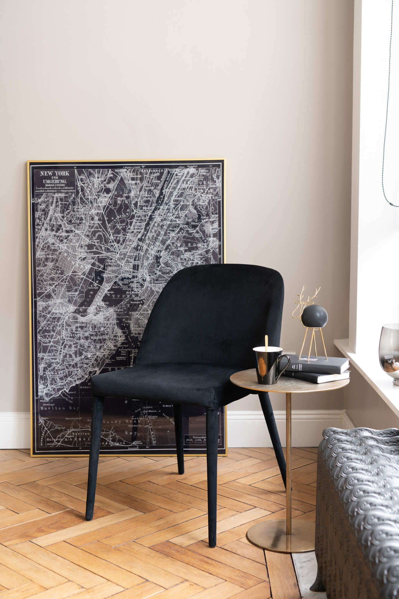 STOEL CHARLOTTE TEXTILE/MET BL
