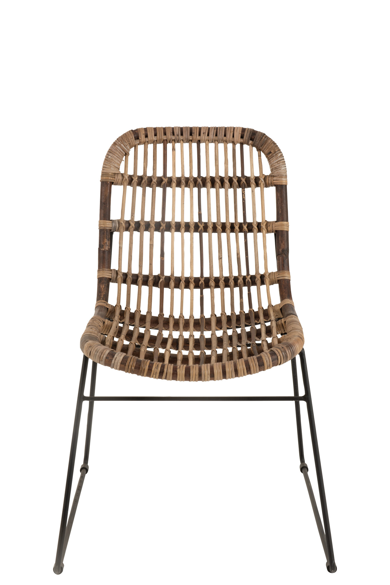 STOEL BILLIE BANA LEA/TEAK NAT