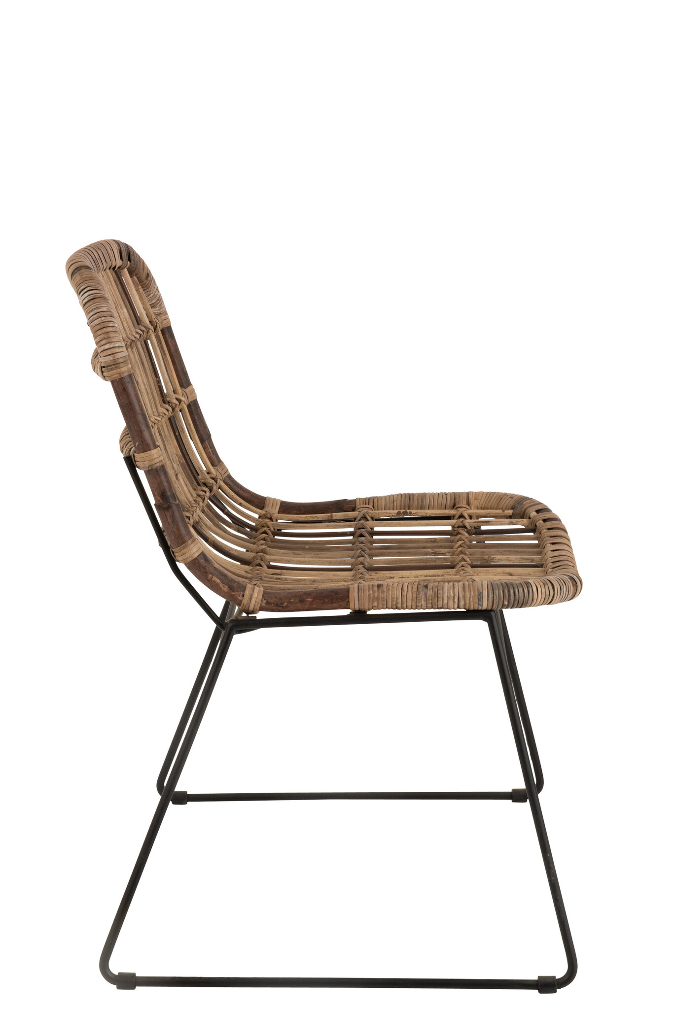 STOEL BILLIE BANA LEA/TEAK NAT