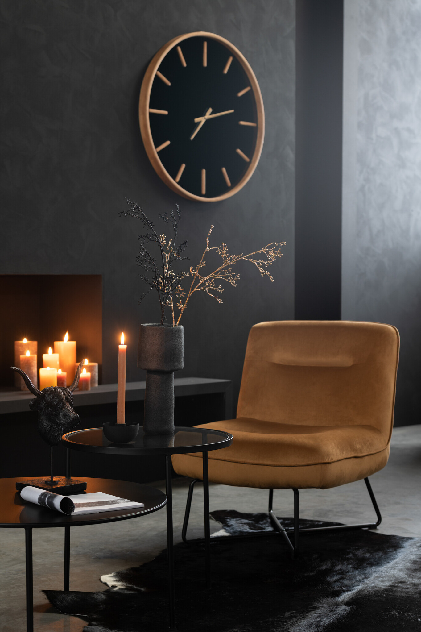 LOUNGE STOEL FRAME TEX/MET EN