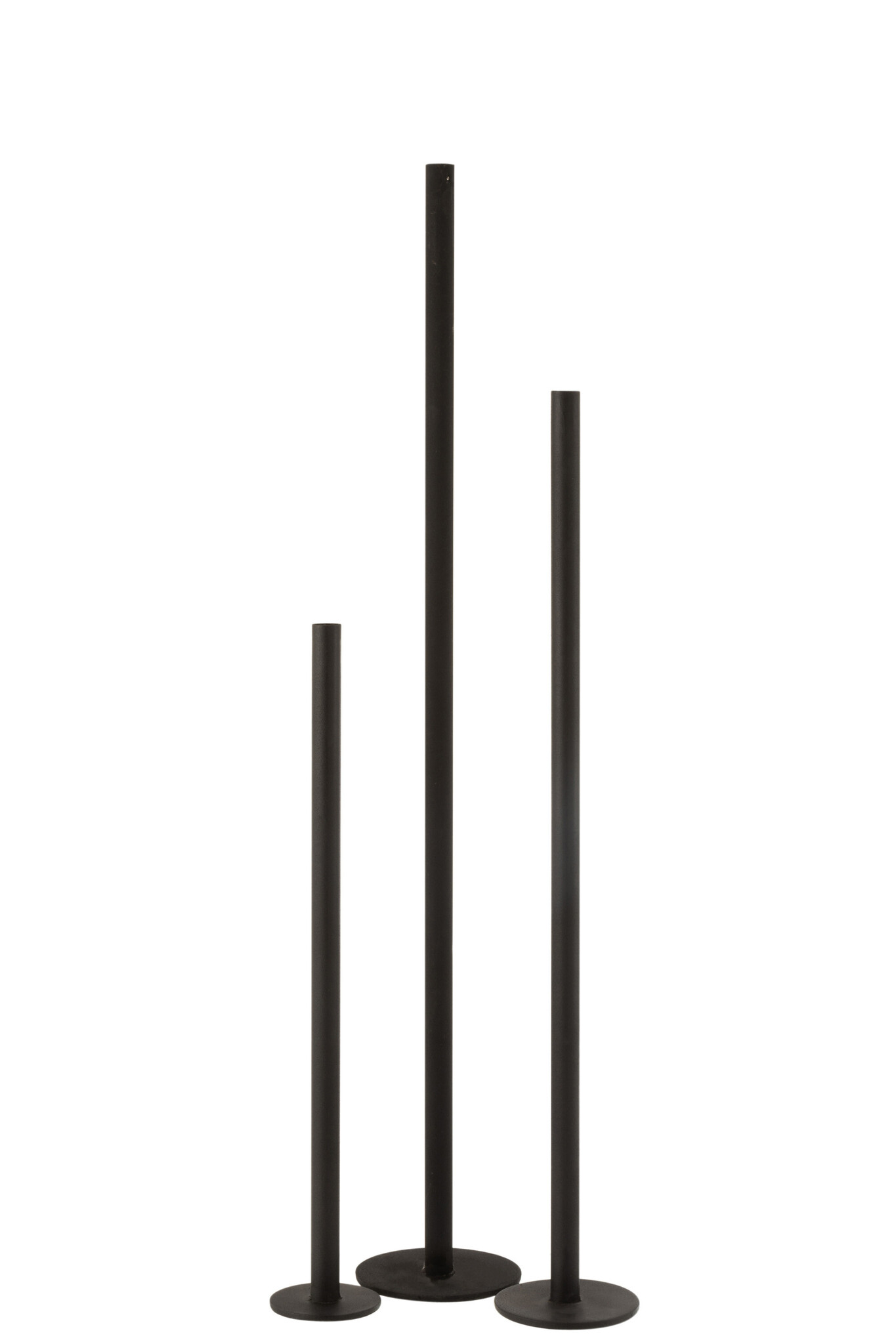 S/3 CANDL HIGH MOD MET MAT BL