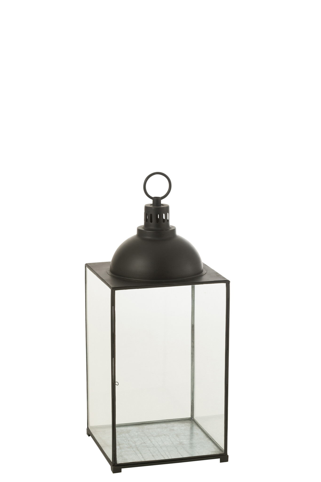 LANTERN HAGRID GLASS/IRON BL M