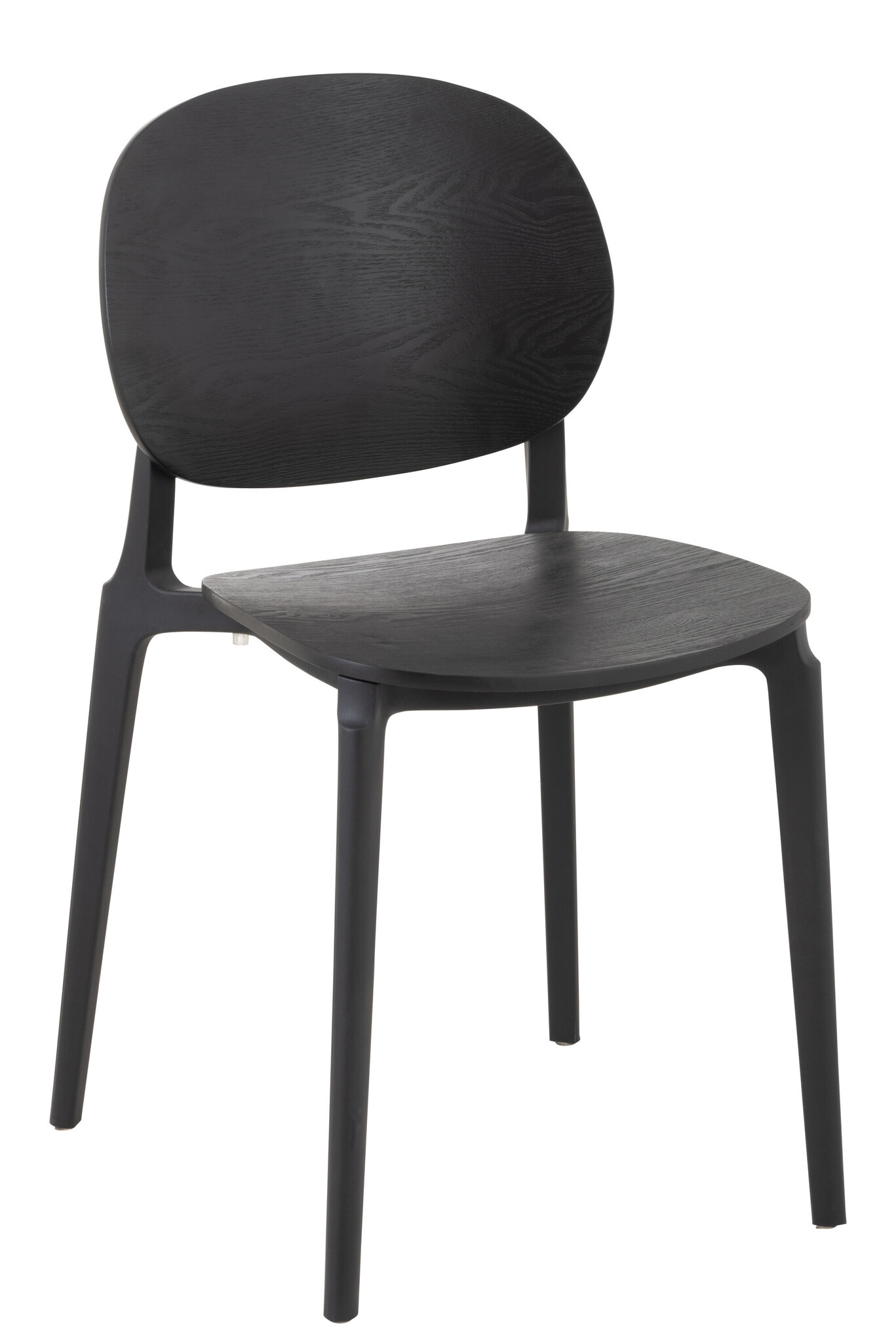 CHAIR BASIC POLYESTER/FIN BL