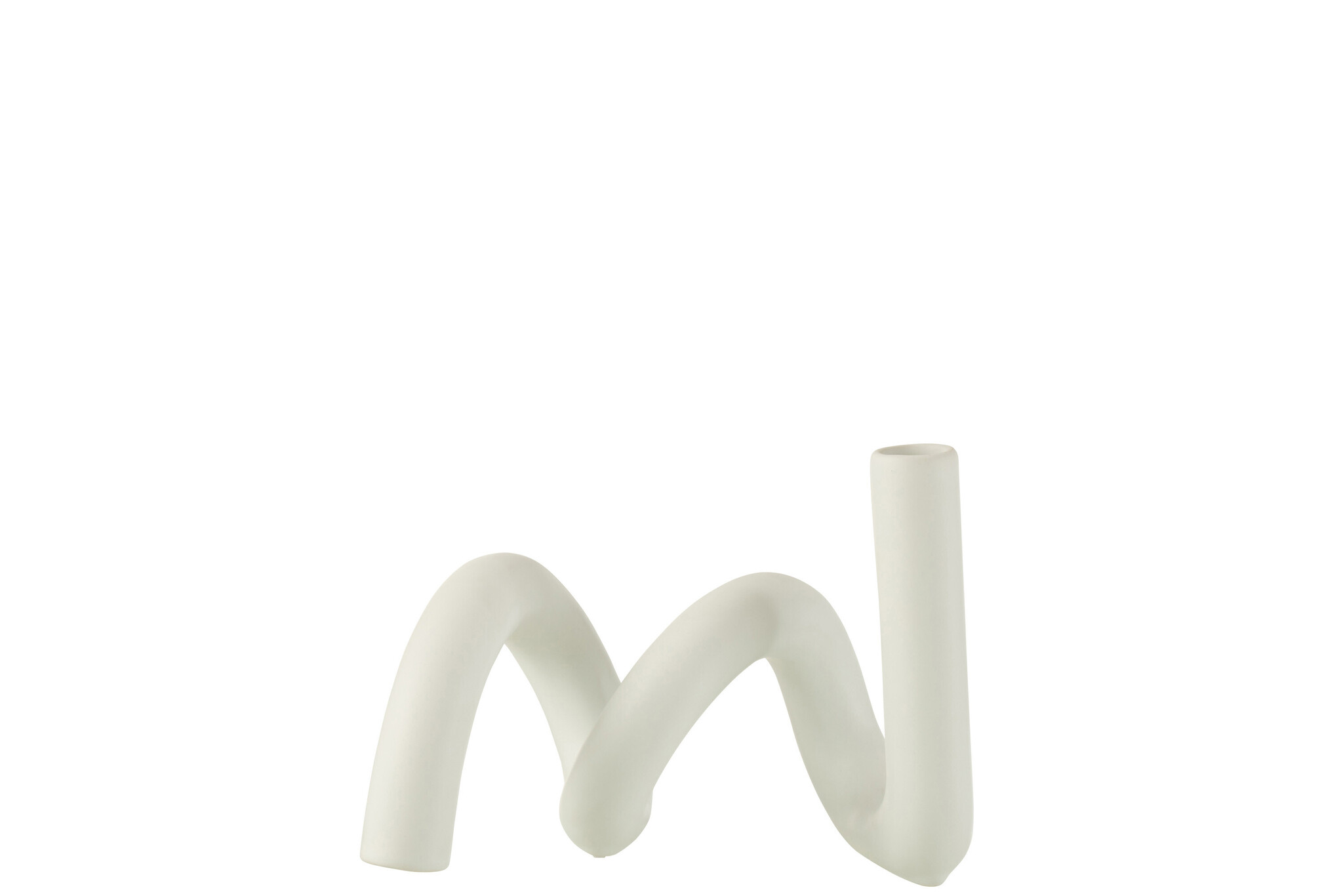 CANDLE HOLD TWIST 1CAN CER WH