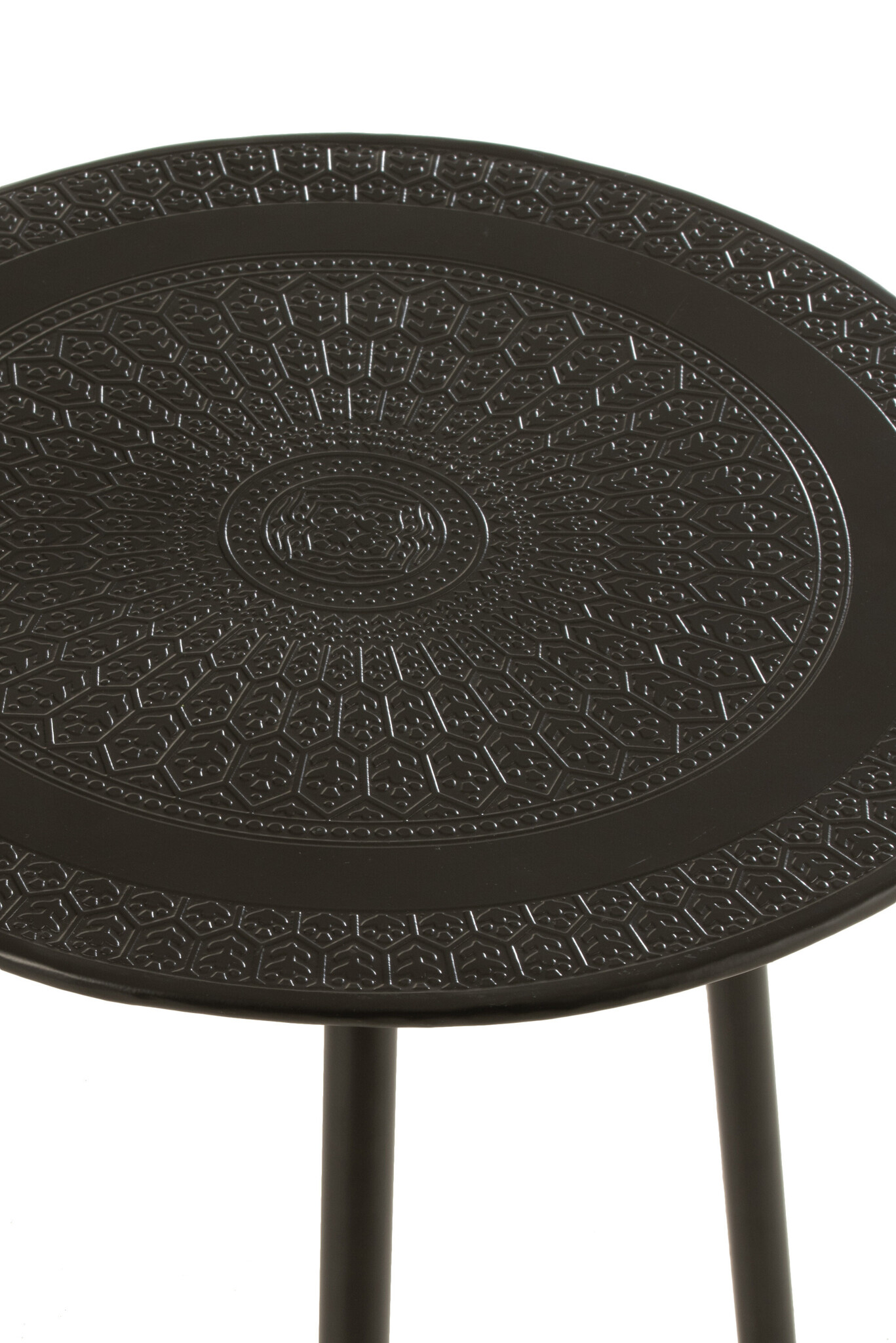 3 LEG TABLE MET BL S
