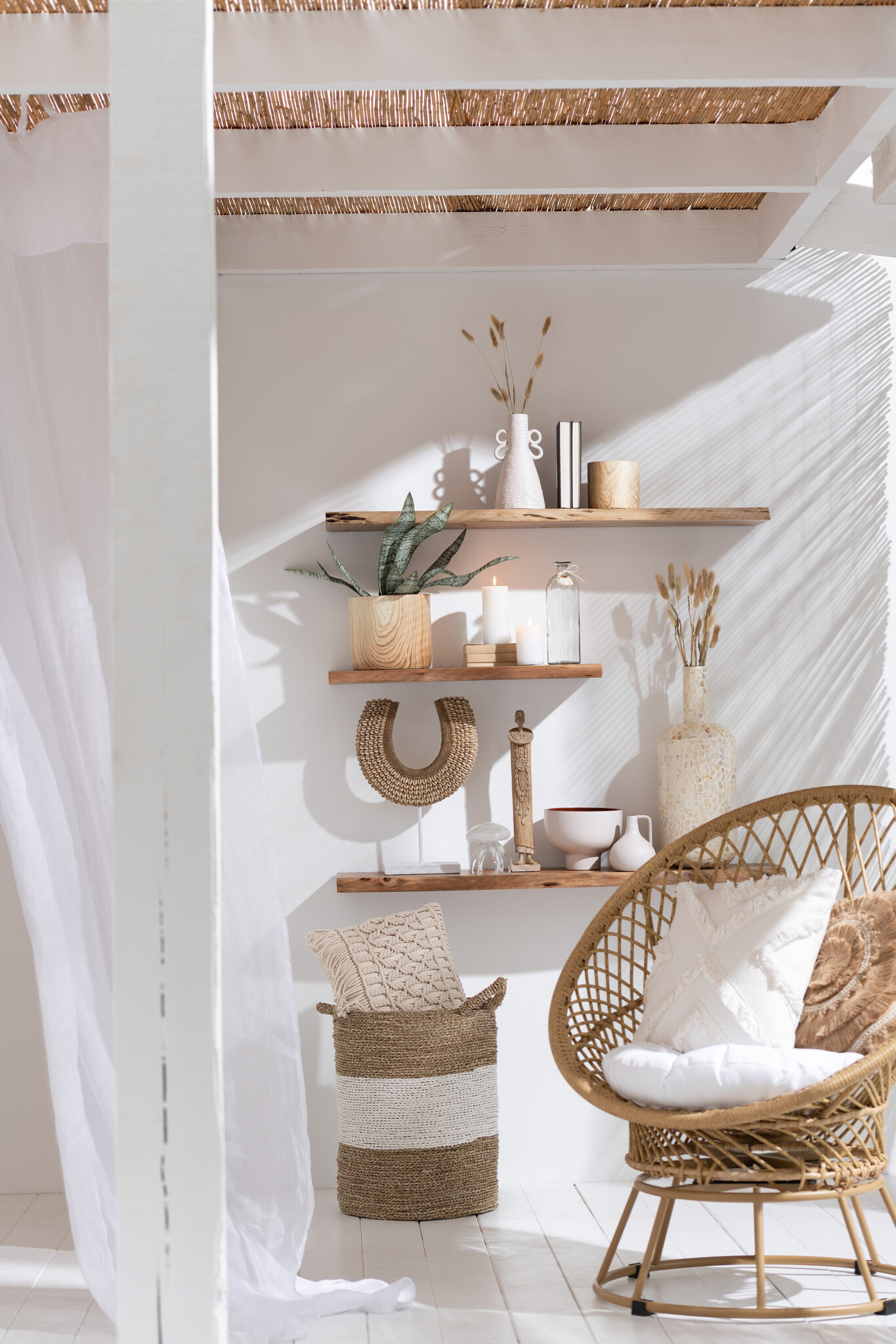DECO ON FT POLY WHITE/NAT