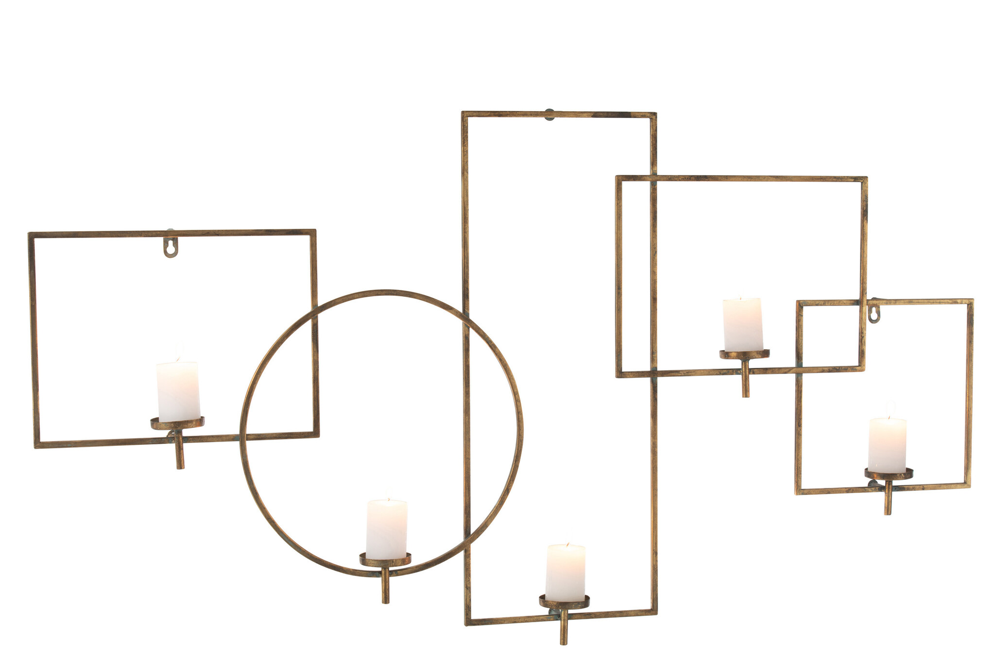WALL DEC CANDLEHOL MET GD