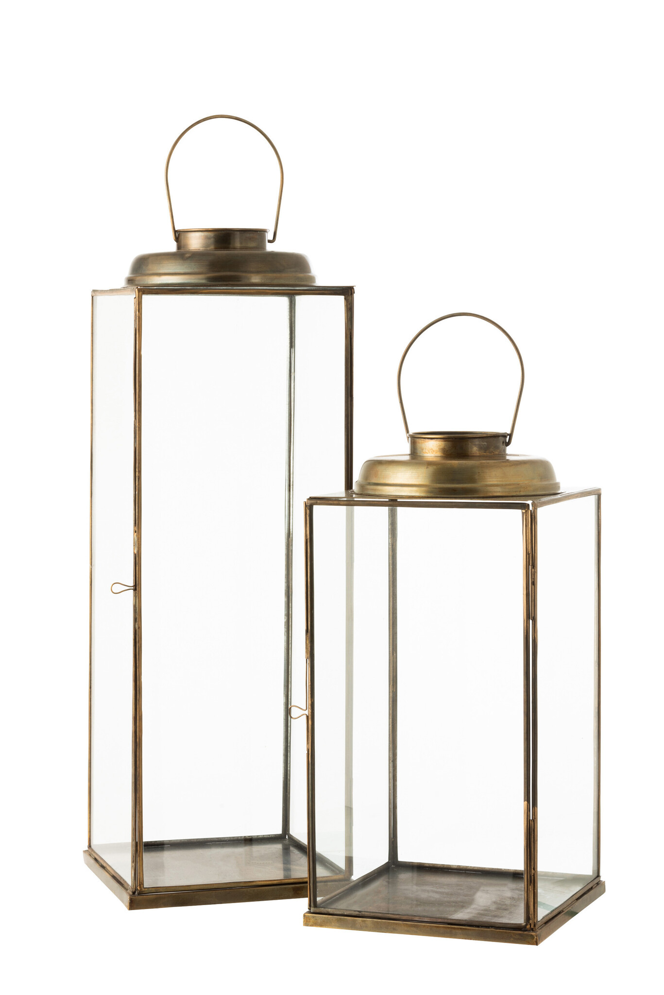 LANTERN SQ LOW ANT GL/IR BR L