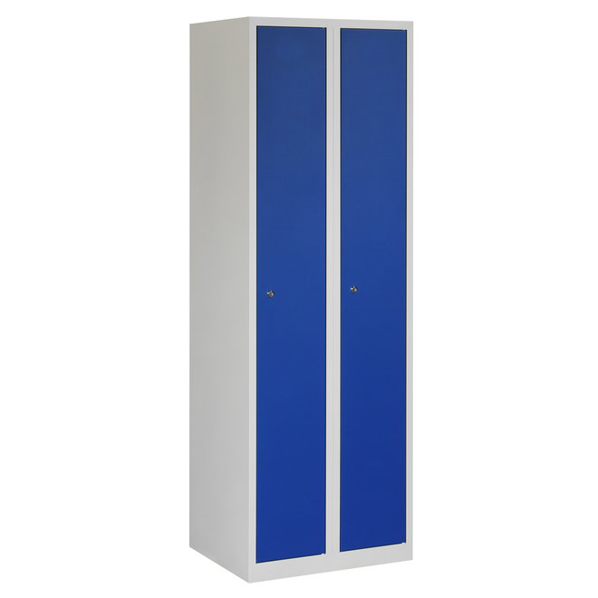 Locker 2-deurs APH.2.2.GR/BL K30  180x60x50 cm