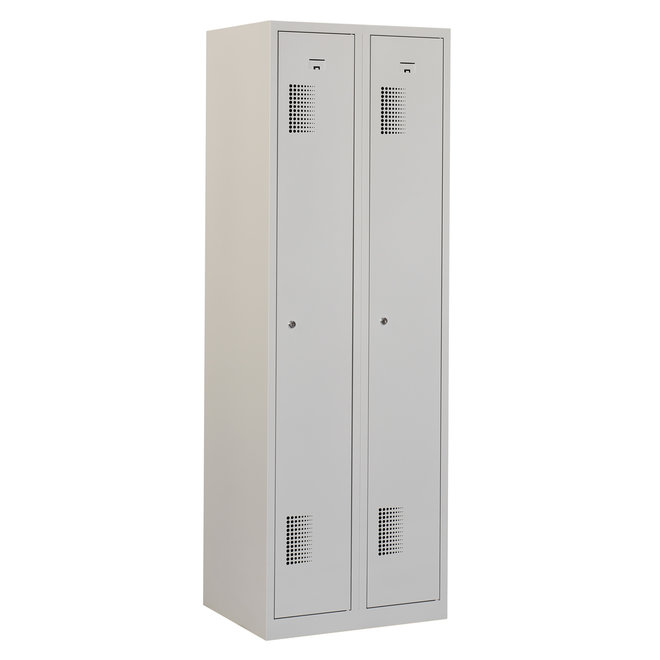 Locker 2-deurs ANH.2.2.GR/GR K30  180x60x50 cm