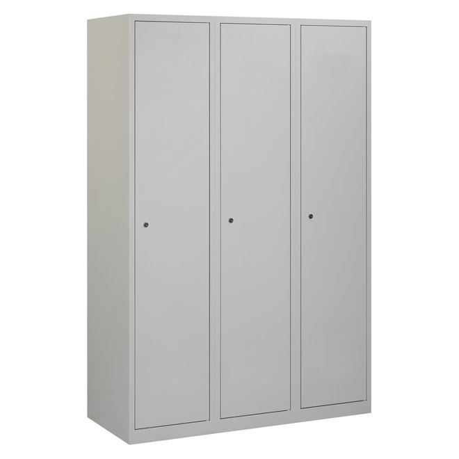 Locker 3-deurs APHT.3.3.GR/GR Kolom 40 cm Breed