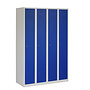 Locker 4-deurs ARH.4.4.GR/BL Kolom 30 cm Breed