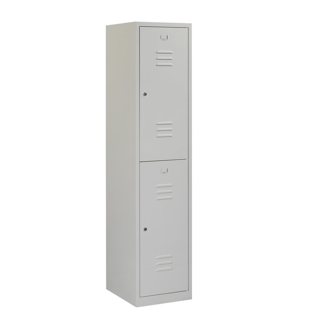 Locker 2-deurs ARHT.1.2.GR/GR K40  180x40x50 cm