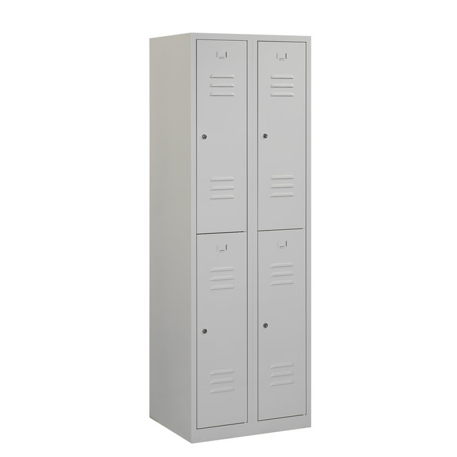 Locker 4-deurs ARH.2.4.GR/GR Kolom 30 cm Breed