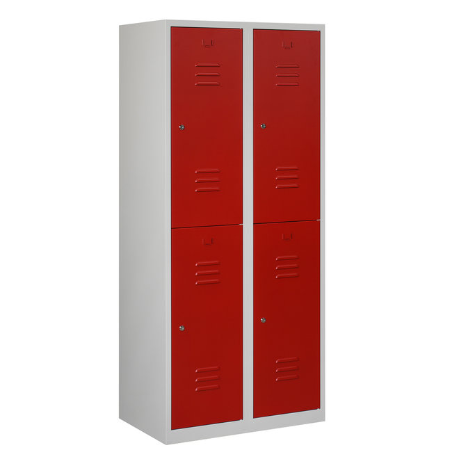 Locker 4-deurs ARHT.2.4.GR/RO K40  180x80x50 cm