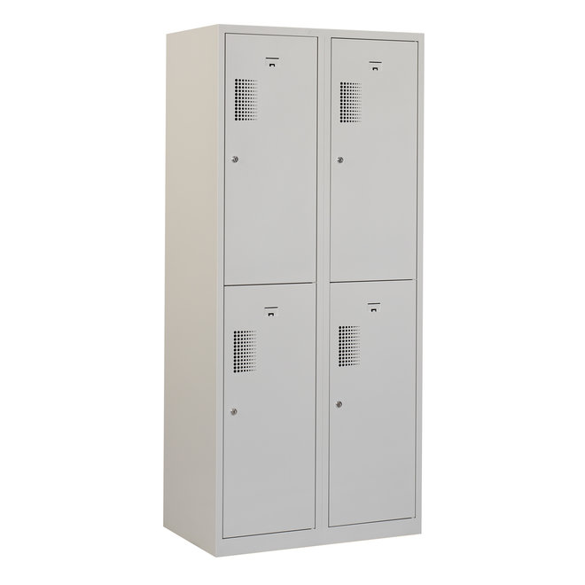 Locker 4-deurs ANHT.2.4.GR/GR K40  180x80x50 cm