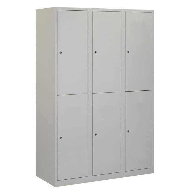 Locker 6-deurs APHT.3.6.GR/GR K40  180x120x50 cm