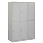 Locker 6-deurs APHT.3.6.GR/GR Kolom 40 cm Breed