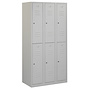 Locker 6-deurs ARH.3.6.GR/GR Kolom 30 cm Breed