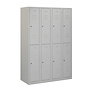 Locker 8-deurs ARH.4.8.GR/GR Kolom 30 cm Breed