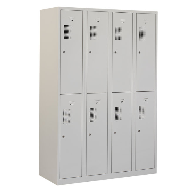 Locker 8-deurs ANH.4.8.GR/GR K30  180x120x50 cm