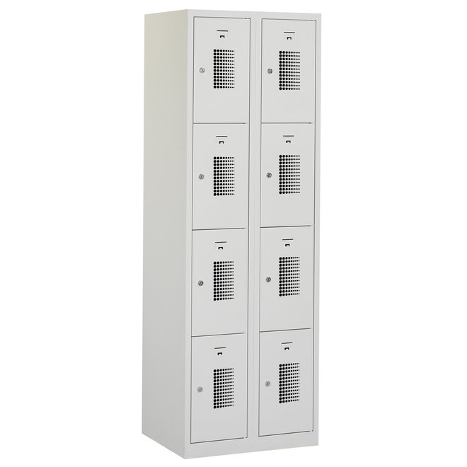 Locker 8-deurs ANH.2.8.GR/GR K30  180x60x50 cm