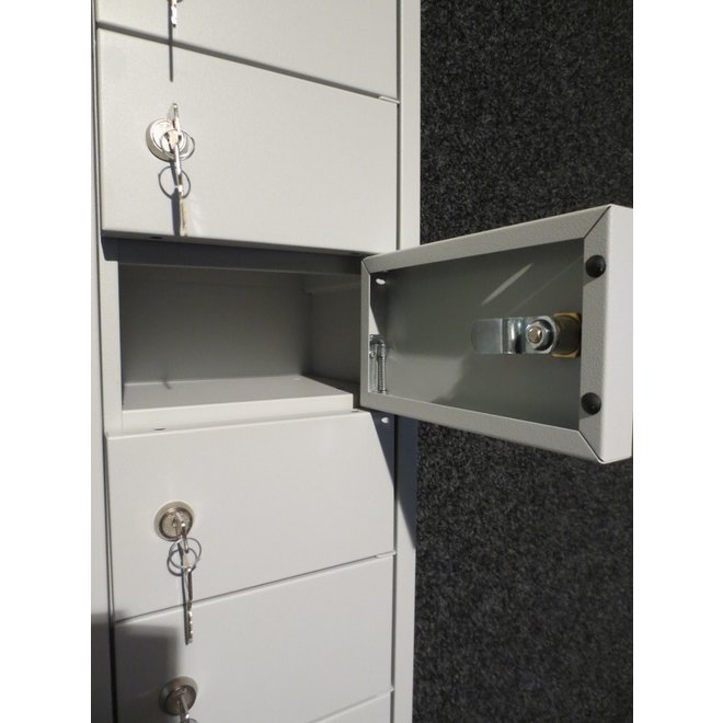 Mini-Locker Met 30 Kluisjes AML.30 - 180x46x20 cm GR/GR