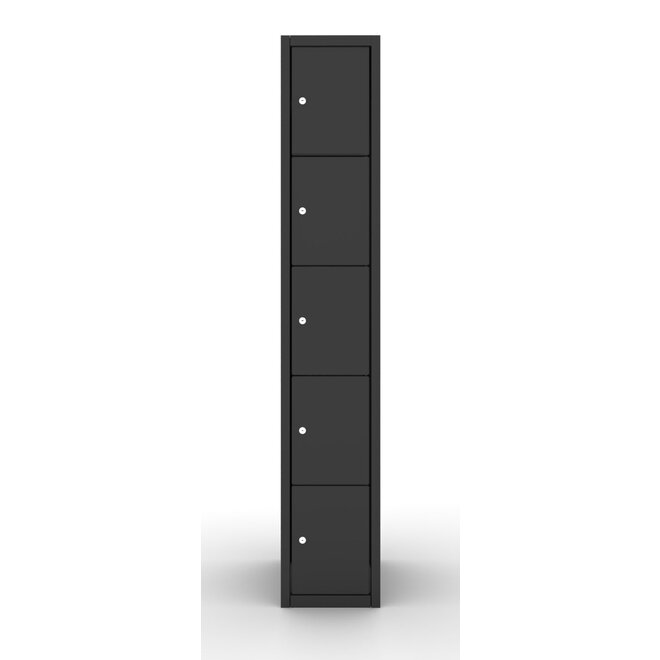 Dark Line Locker - VH 180-1.5 Zwartgrijs Kolom 30 cm Breed