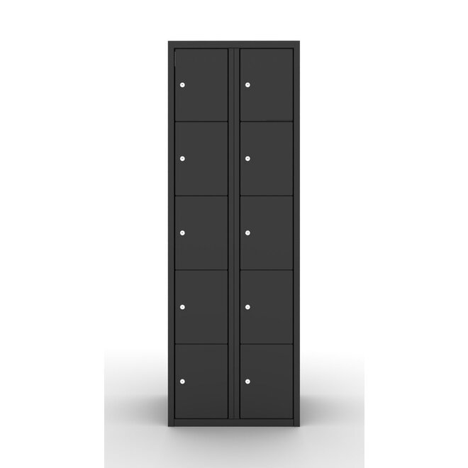 Dark Line Locker - VH 180-2.10 Zwartgrijs  180x60x50 cm