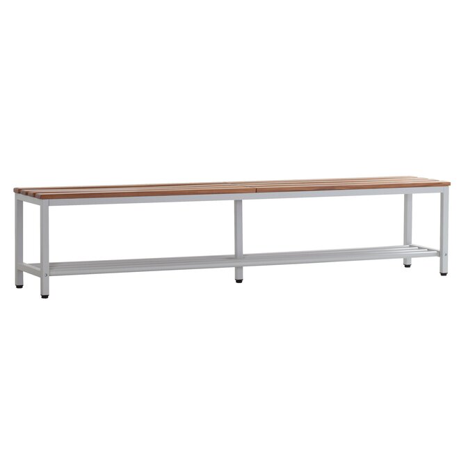 Kleedkamerbank CH 200 cm met schoenenrek