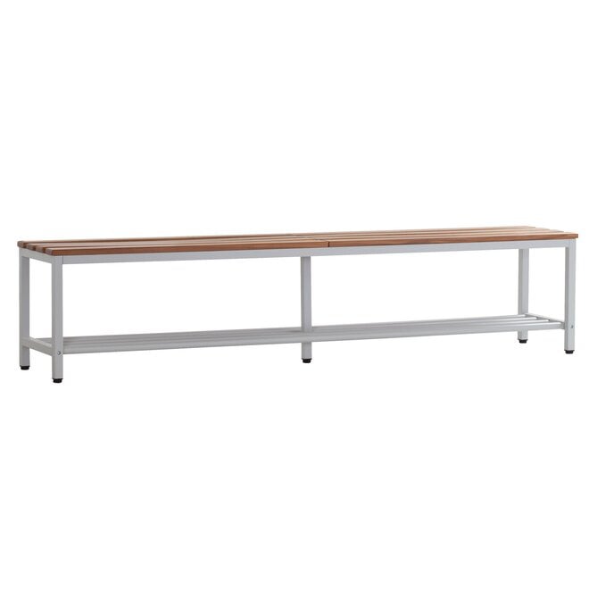 Kleedkamerbank CH 200 cm met schoenenrek