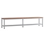 Kleedkamerbank CH 200 cm met schoenenrek