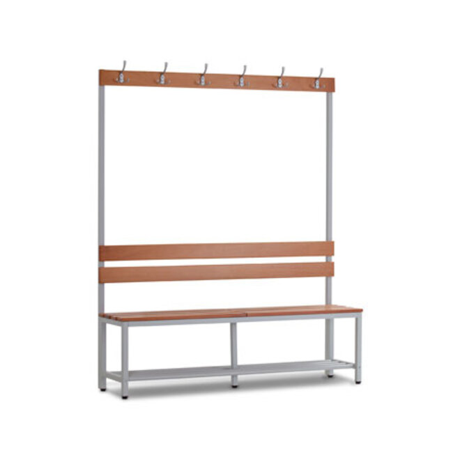 Garderobebank CH 150 cm met schoenenrek