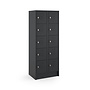 Budget Locker CHB180210 Zwart - 2 koloms - 10 deuren