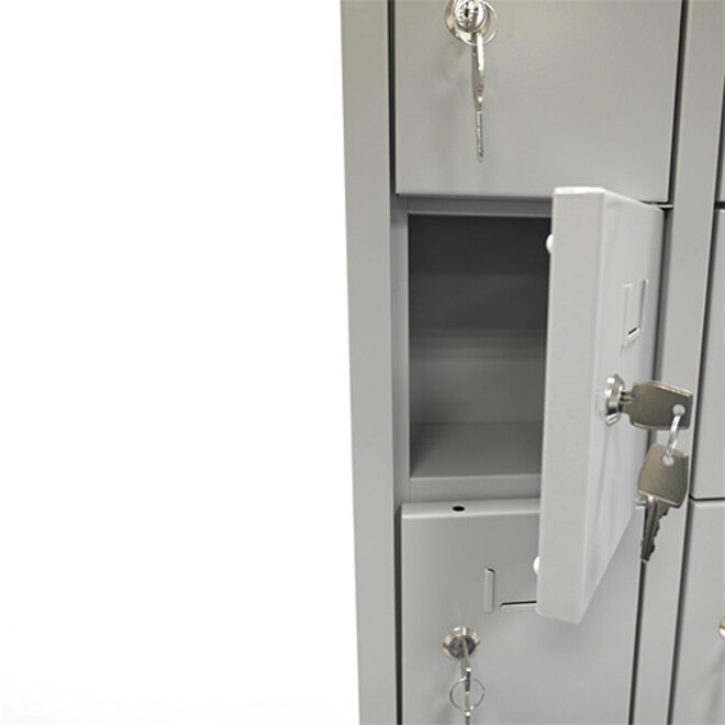 Mini-Locker Met 18 Kluisjes PEL.18 - 188x42x15 cm